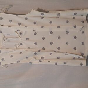 Talbots tie front sleevless top